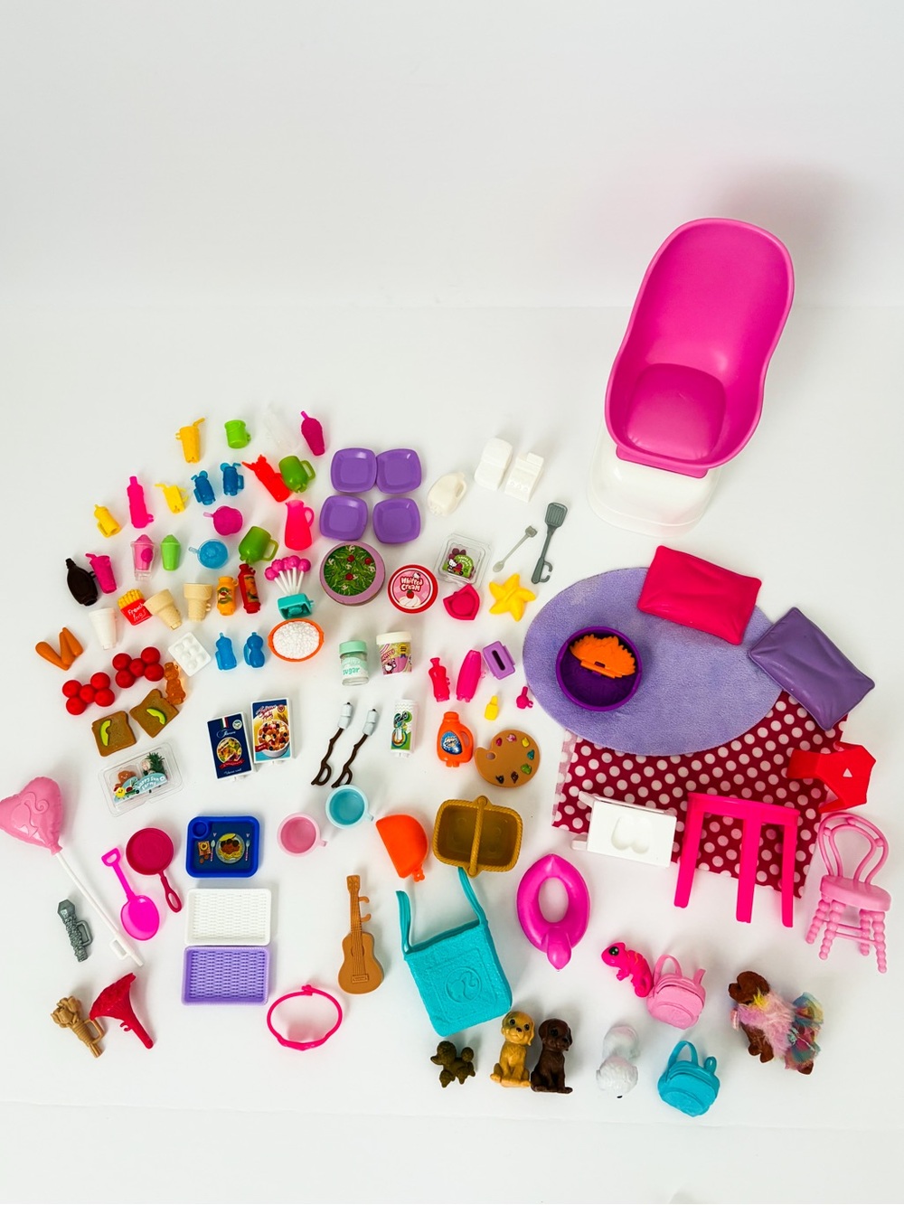 Barbie Doll Accessories Lot 101 Pieces
